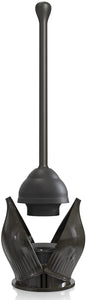 Toilet Plunger with Holder, Hideaway Plungers for Bathroom, Efficient Toilet Plunger Heavy Duty, Drip-Free Toilet Bowl Plunger with Cover