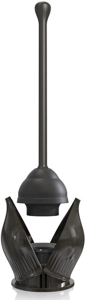 Toilet Plunger with Holder, Hideaway Plungers for Bathroom, Efficient Toilet Plunger Heavy Duty, Drip-Free Toilet Bowl Plunger with Cover