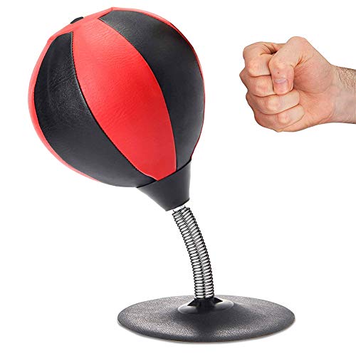 YANXUS Desktop Punching Bag with Strongest Suction Cup Boxing Punching Bag Stress Relief Desktop Punching Ball Reflex Bag Stress Relief Gift