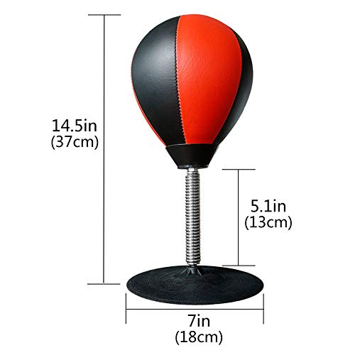 YANXUS Desktop Punching Bag with Strongest Suction Cup Boxing Punching Bag Stress Relief Desktop Punching Ball Reflex Bag Stress Relief Gift