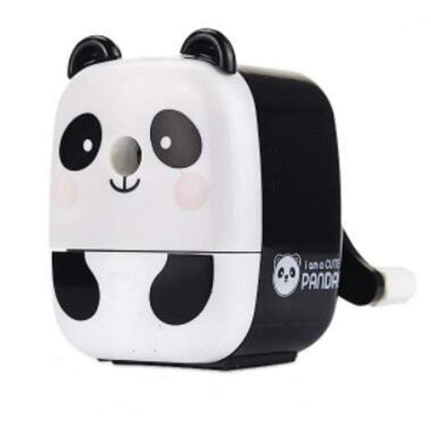 Creative Manual Rotary Pencil Sharpener for School Classroom, Office, Home, Lovely Panda