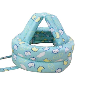 Lovely Cat Baby Infant Toddler Adjustable Safety Helmet Head Protective Hat Bumper Bonnet Blue