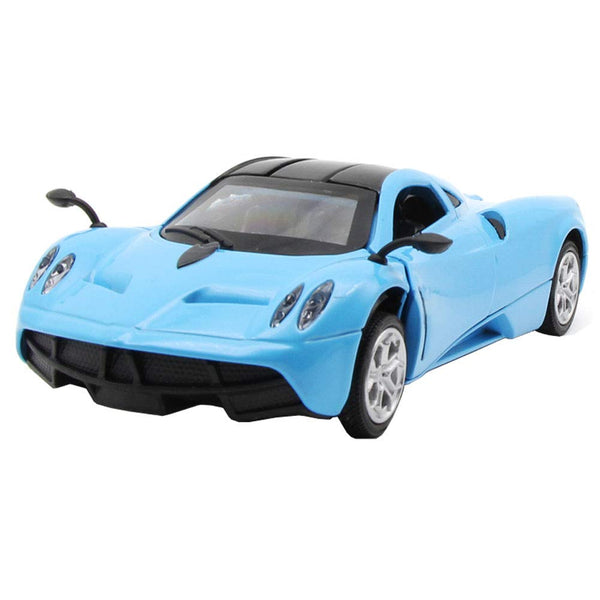 1/36 Pagani Zonda Alloyed Car Model Child's Toy Cars with Light and Sound Best Gift, Blue