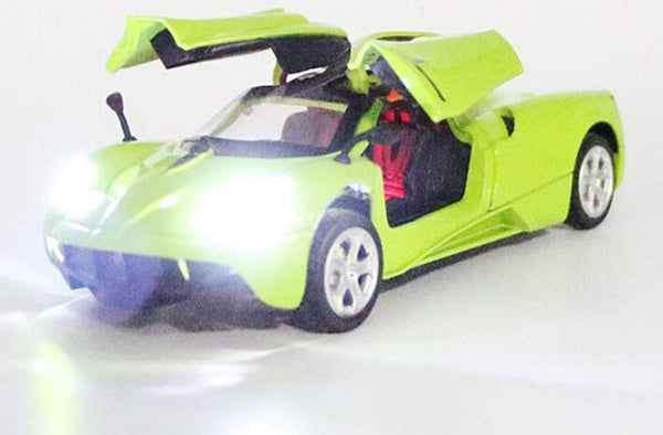 1/36 Pagani Zonda Alloyed Car Model Child's Toy Cars with Light and Sound Best Gift, Blue