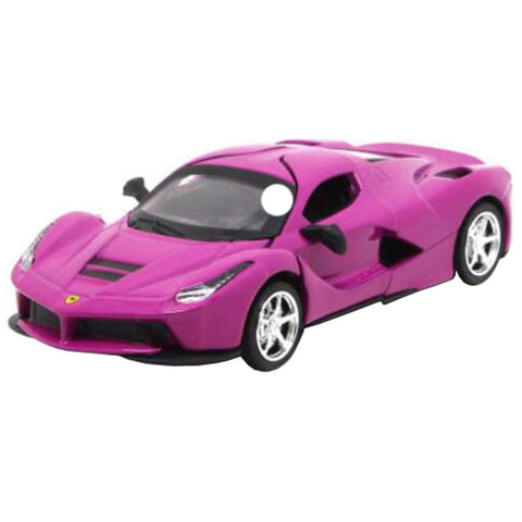 1/36 LaFerrari Alloyed Car Model Child's Toy Cars with Light and Sound Best Gift, Purple