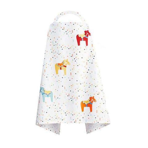 Privacy Breastfeeding Infants Nursing Cover with Sewn in Burp Full Coverage Nursing Apron, Trojan Horse