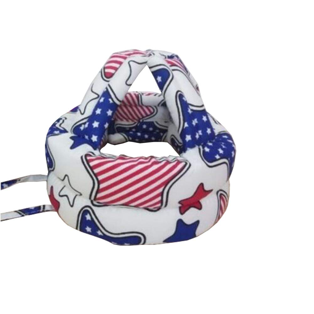 Cute Star Baby Infant Toddler Adjustable Safety Helmet Head Protective Hat Bumper Bonnet