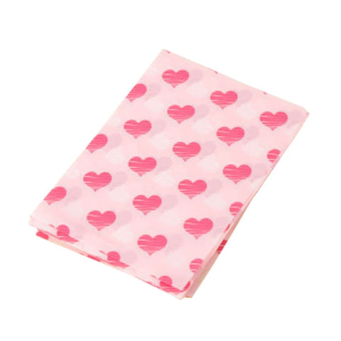 [Pink Heart] Colorful Candy Wrappers Candy Greaseproof Paper Twisting Wax Papers