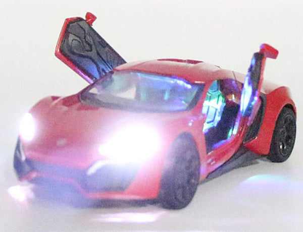 1/36 Lykan Alloyed Car Model Child's Toy Cars with Light and Sound Best Gift, Black