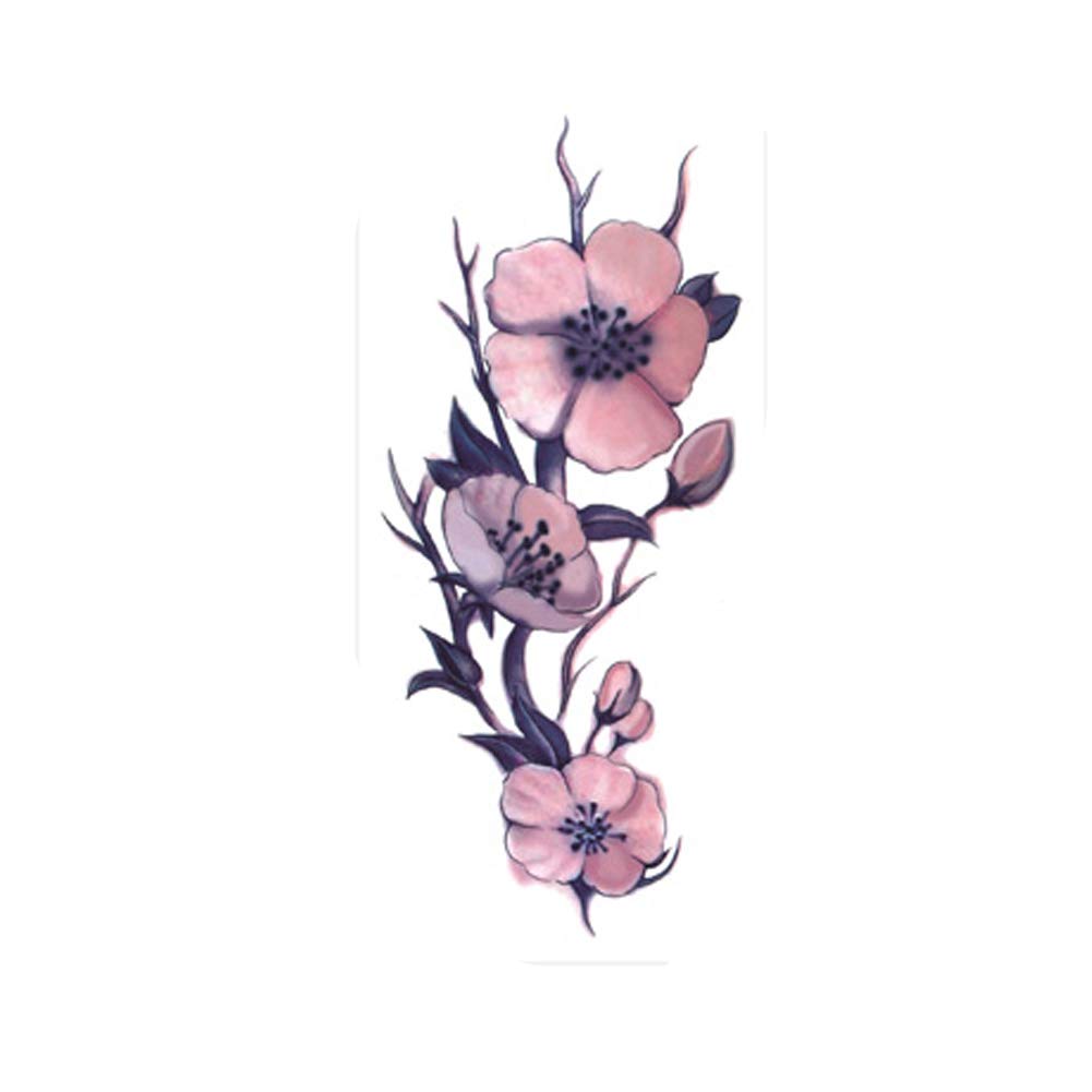 Mini Peach Blossom Tattoo Sticker Waterproof Temporary Fake Tattoos Arm Emulation Tattoo