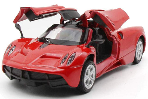 1/36 Pagani Zonda Alloyed Car Model Child's Toy Cars with Light and Sound Best Gift, Red