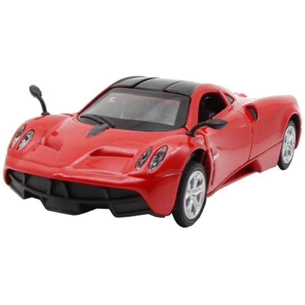 1/36 Pagani Zonda Alloyed Car Model Child's Toy Cars with Light and Sound Best Gift, Red