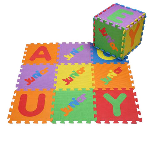 10 PCS of Waterproof Crawling/Puzzle Foam Play Mats, English and Letters