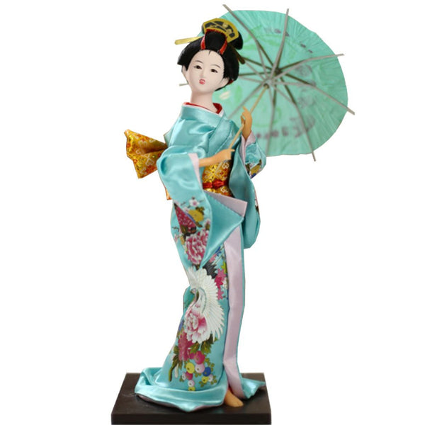 12" Traditional Japanese Beautiful Kimono Geisha Doll Oriental Doll Maiko Doll Best Gifts A11