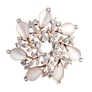 Shining Brooch Pin for Women Brides Elegant Pin Brooches #A