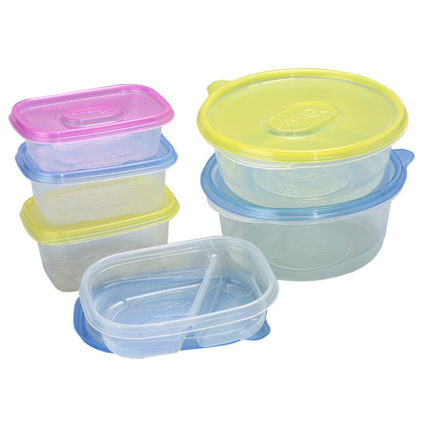 [5 Pack] PBA-Free Compartment Food Containers Prep for Meal Rectangle Food Storage Containers with Lids 27.3 oz