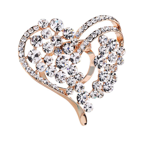 Shining Brooch Pin for Women Brides Elegant Pin Brooches #L