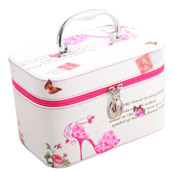 [Dream High Heels] Creative Cosmetic bag Makeup Box Large Capacity Makeup Bags travel Makeup Bags