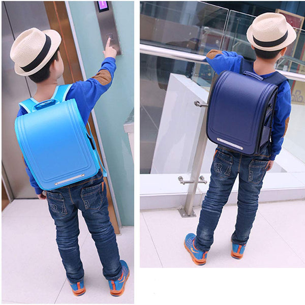 Japanese Style Children's Waterproof Backpack School Bag Rucksack School Backpack, Deep Blue