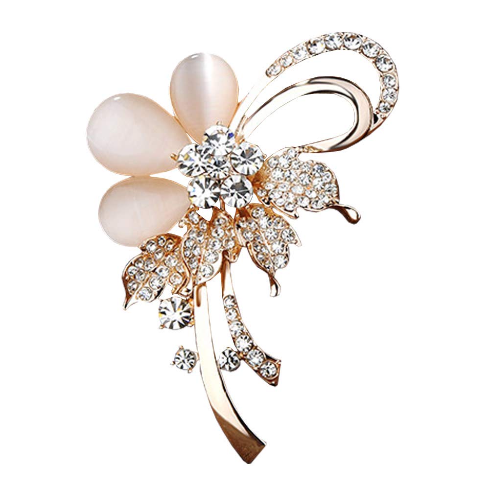 Shining Brooch Pin for Women Brides Elegant Pin Brooches #F