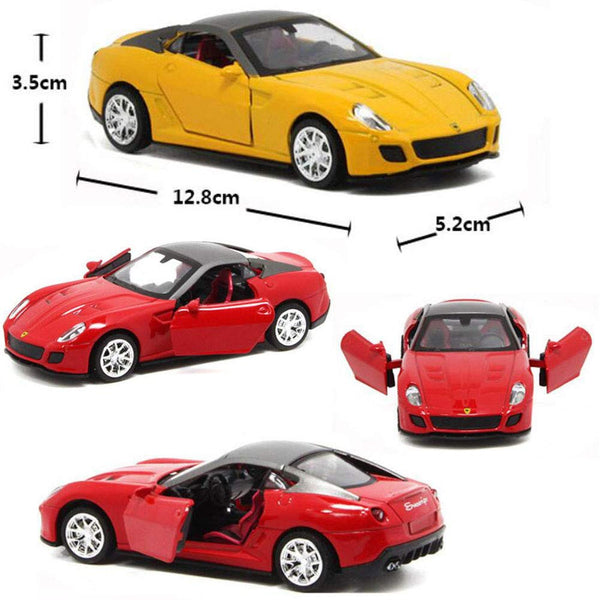 1/36 Alloyed Car Model Child's Toy Cars with Light and Sound Best Gift, Red