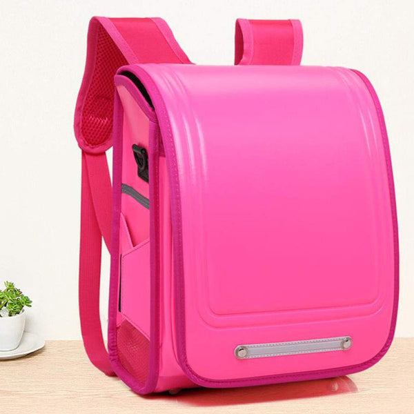 Japanese Style Children's Waterproof Backpack School Bag Rucksack School Backpack, Rose Red