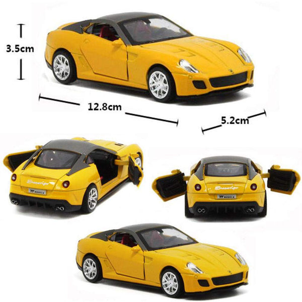 1/36 Alloyed Car Model Child's Toy Cars with Light and Sound Best Gift, Yellow