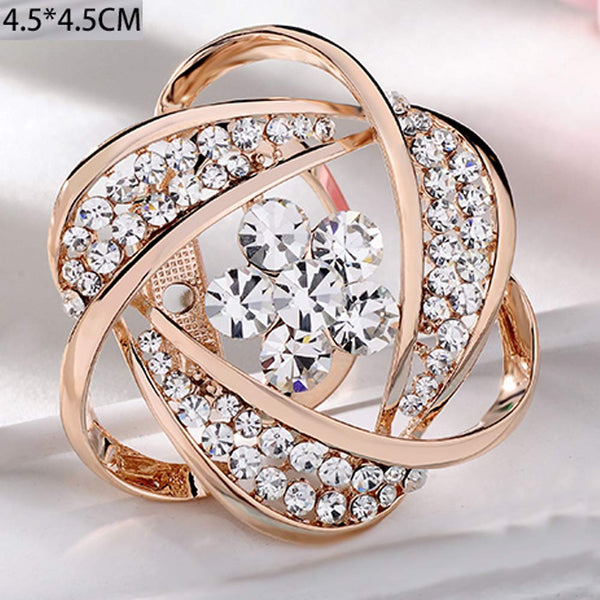 Shining Brooch Pin for Women Brides Elegant Pin Brooches #M