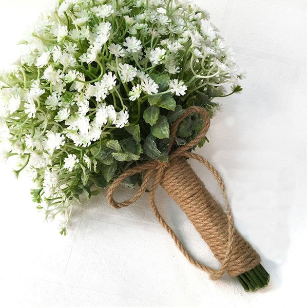 Bridal Wedding Bouquet Flower Bouquets Artificial Flowers Wedding Home Decoration, Gypsophila