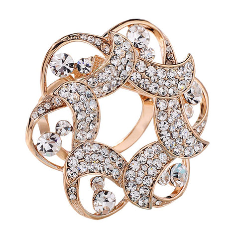 Shining Brooch Pin for Women Brides Elegant Pin Brooches #N