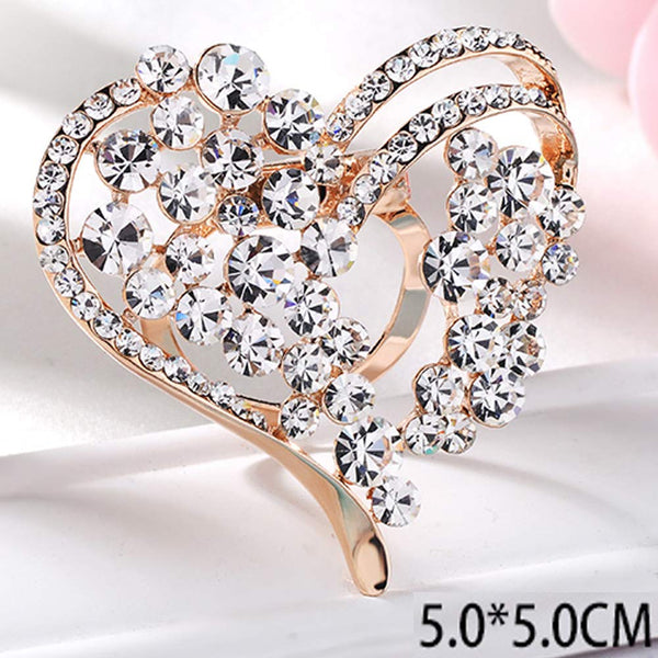 Shining Brooch Pin for Women Brides Elegant Pin Brooches #L